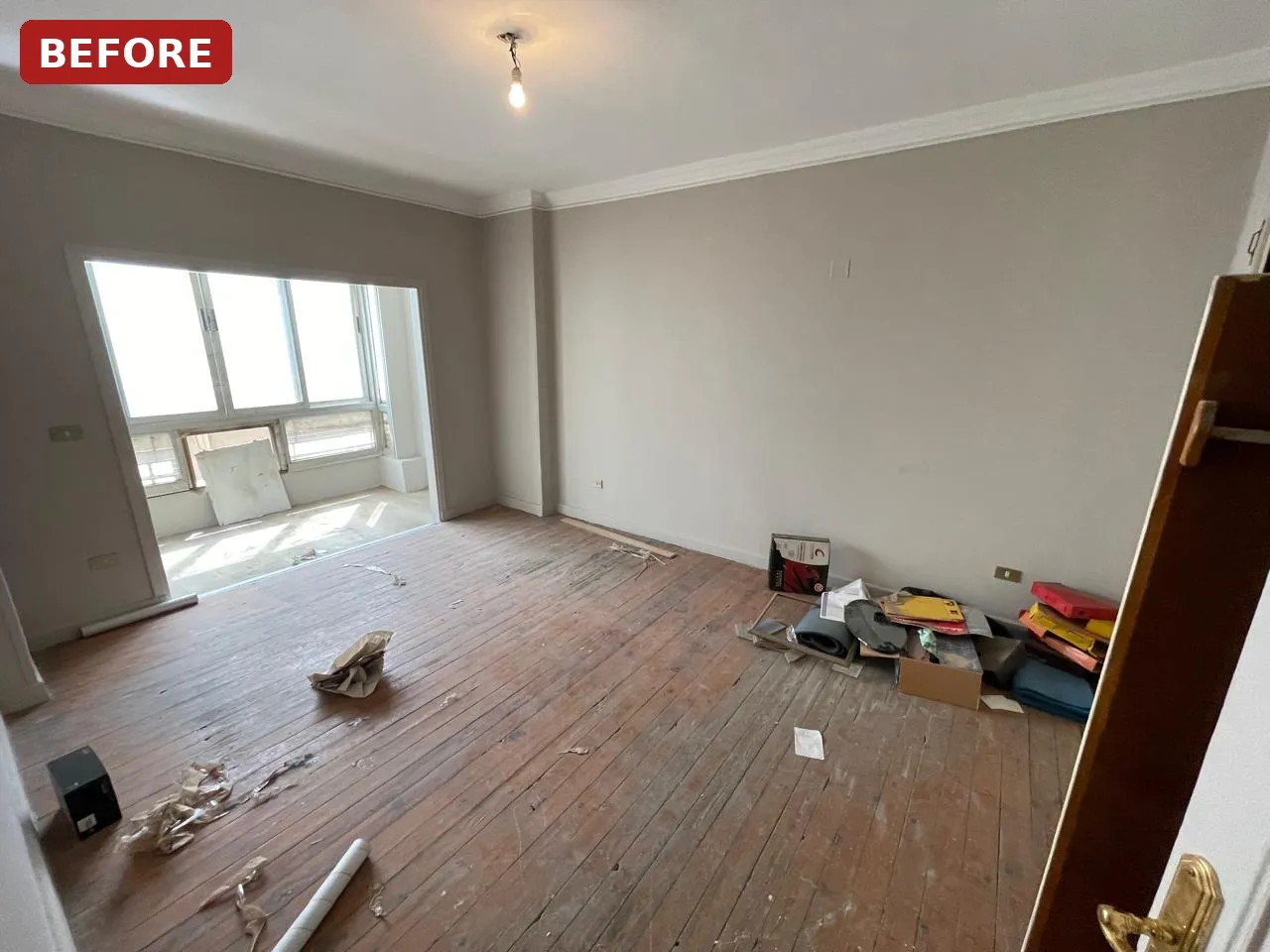 Master bedroom — before
