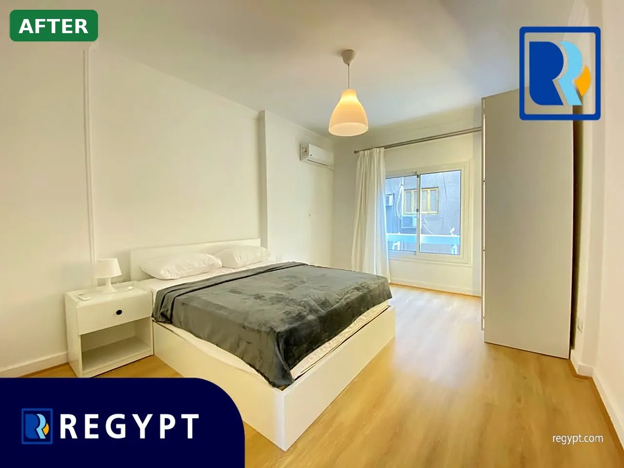 Guest bedroom — after finishing & furnishing