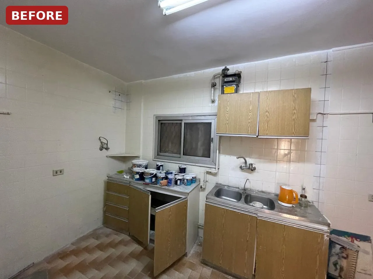 Kitchen — before