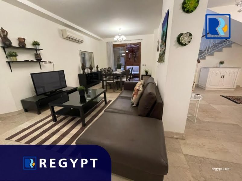 Very nice finishing in a Duplex Ground Floor Has Pool For Rent In Maadi,