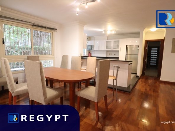 Dining area in a Ground Floor With Pool for rent
