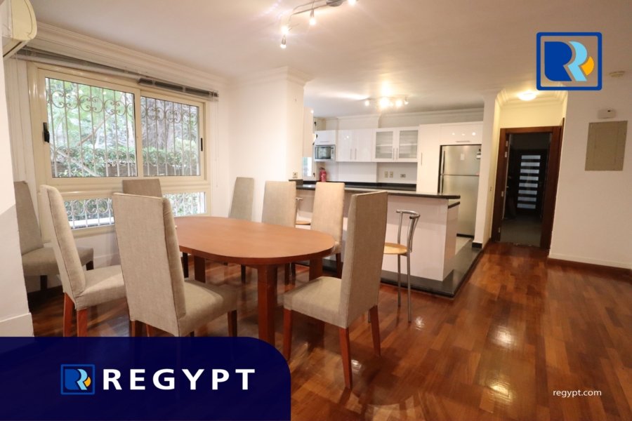 Dining area in a Ground Floor With Pool for rent