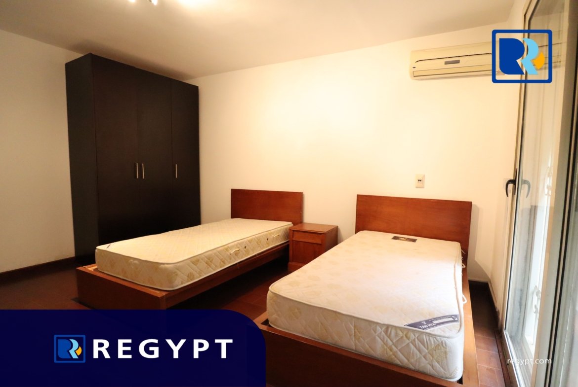 Second bedroom in a Ground Floor With Pool