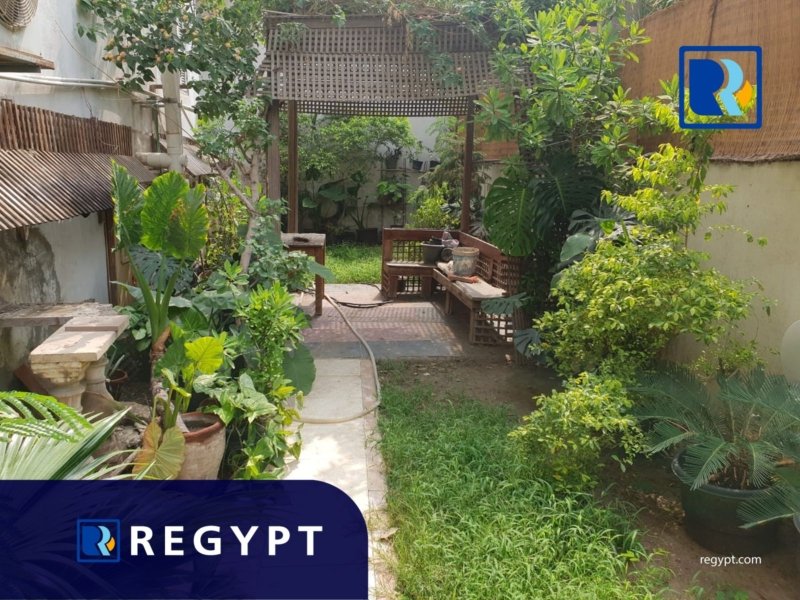 Ground floor for rent in maadi with private garden