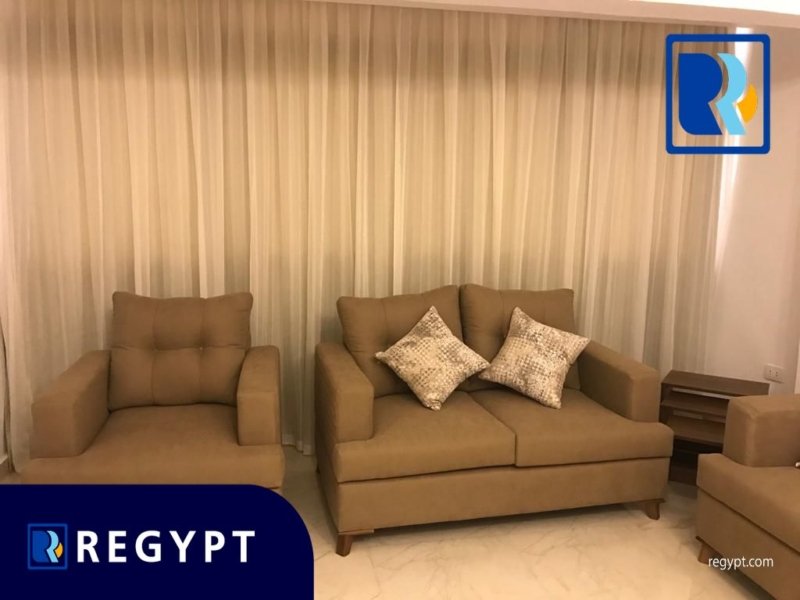 New furniture on this ground floor for rent in maadi degla