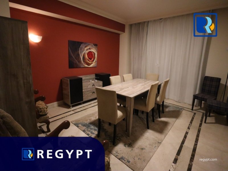Dining area in a ground floor for rent in maadi