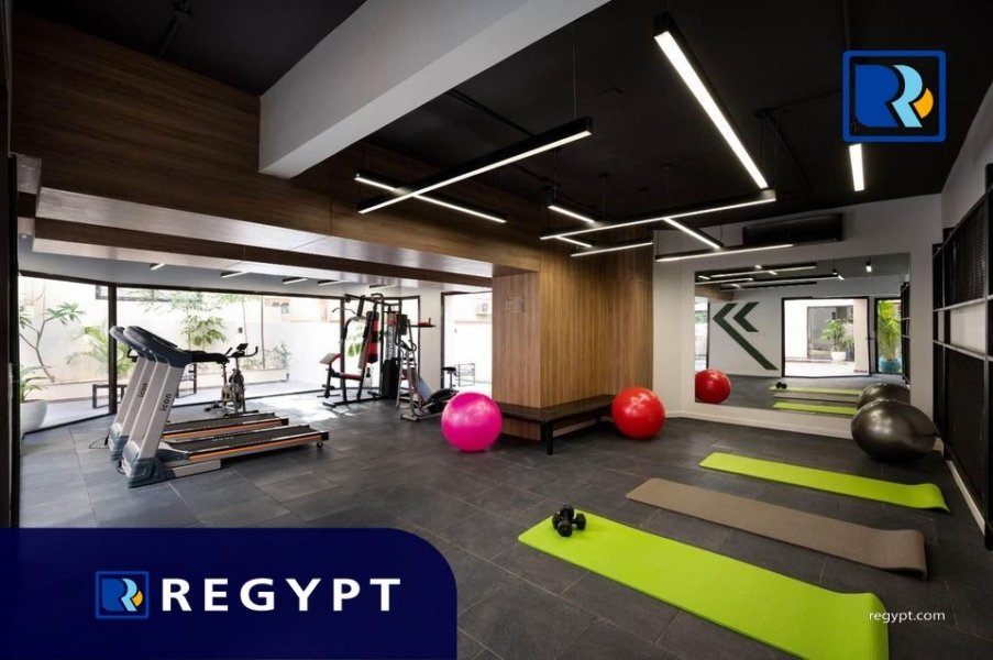 Shared gym in this building for rent in maadi sarayat