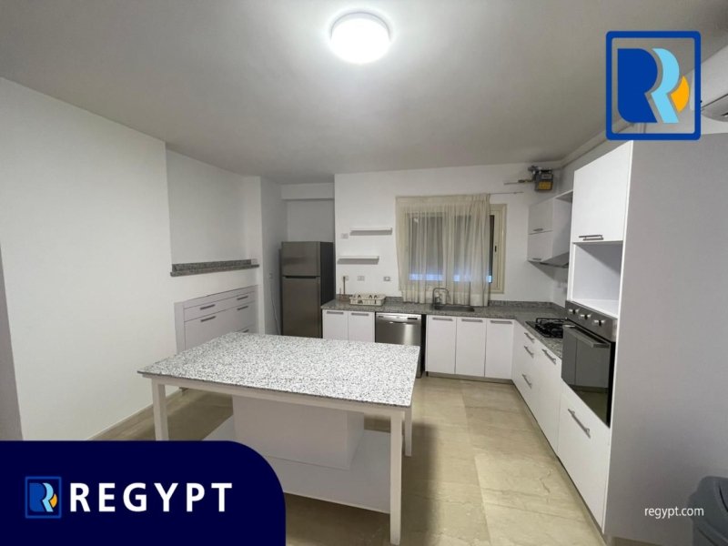 Open kitchen full of appliances in a ground floor With Private Pool