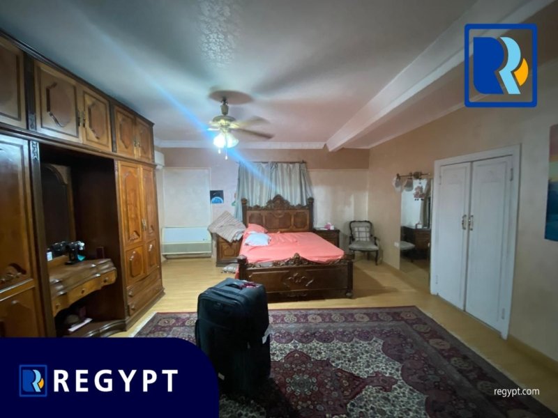 Bedroom classic in a ground floor for rent in maadi degla