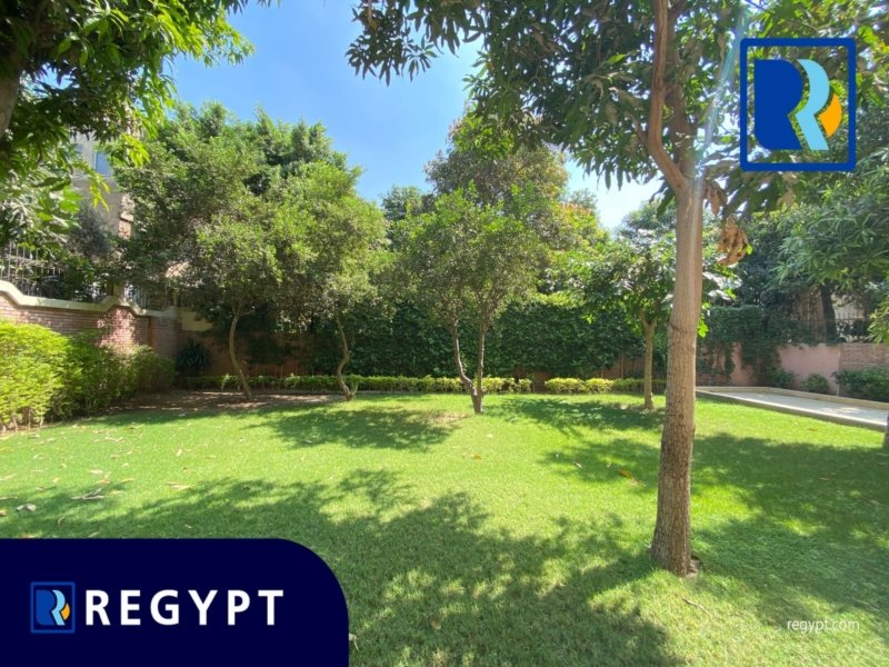 Ground Floor With Huge Garden, Sunny apartment in maadi sarayat