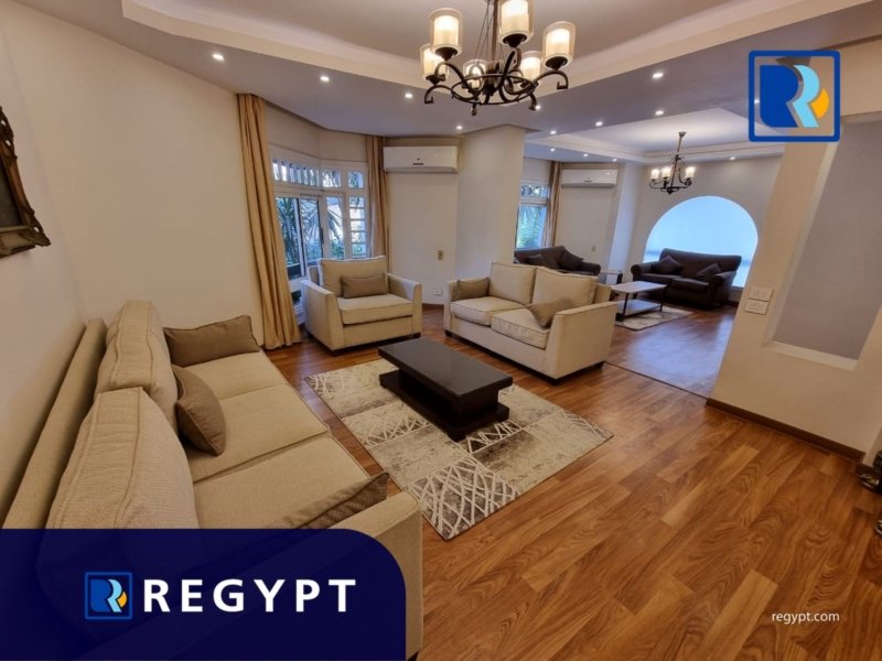 Nice reception in Luxury ground floor in maadi sarayat