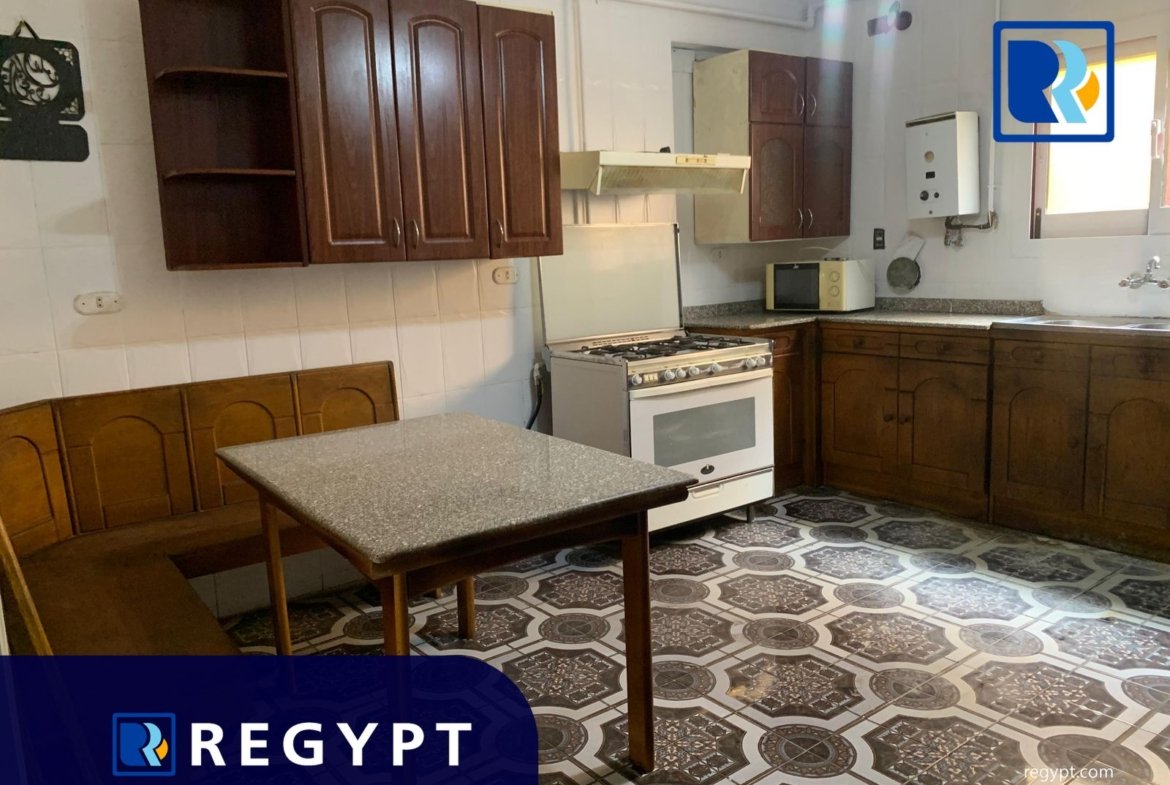 Kitchen full of appliances in a Nice Furnished Apartment For Rent