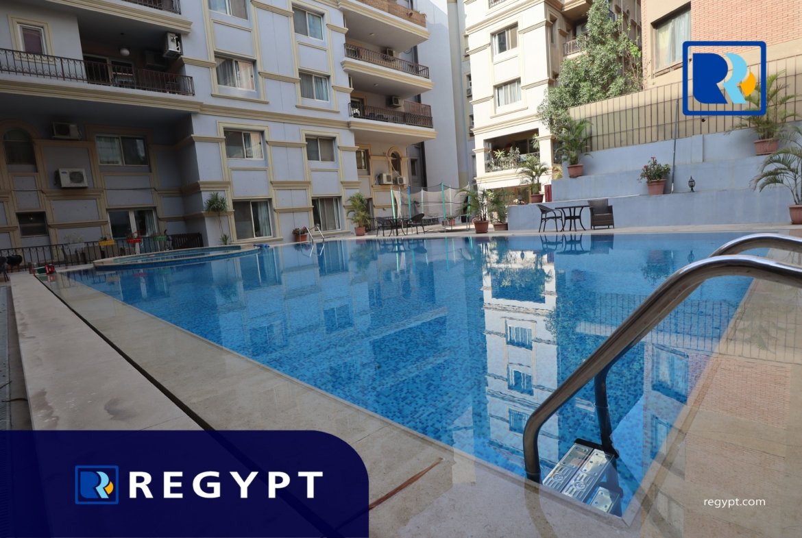 Shared pool in one of the best compound in maadi