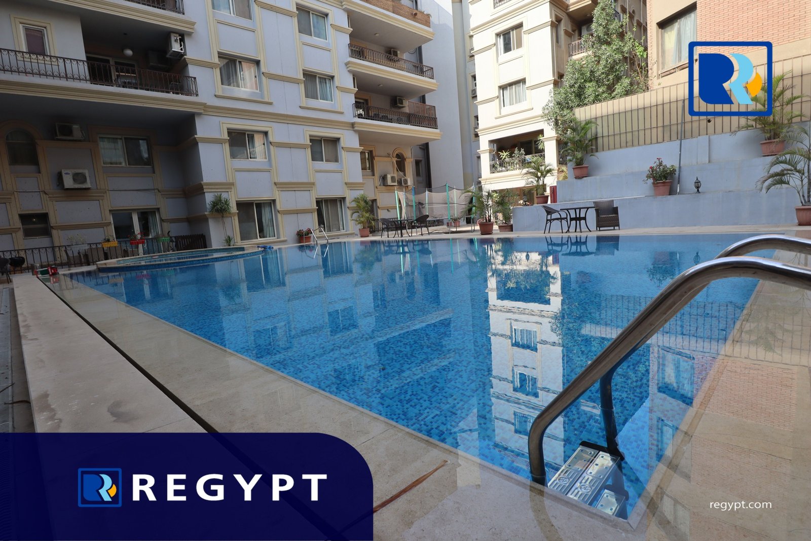 Shared pool in one of the best compound in maadi