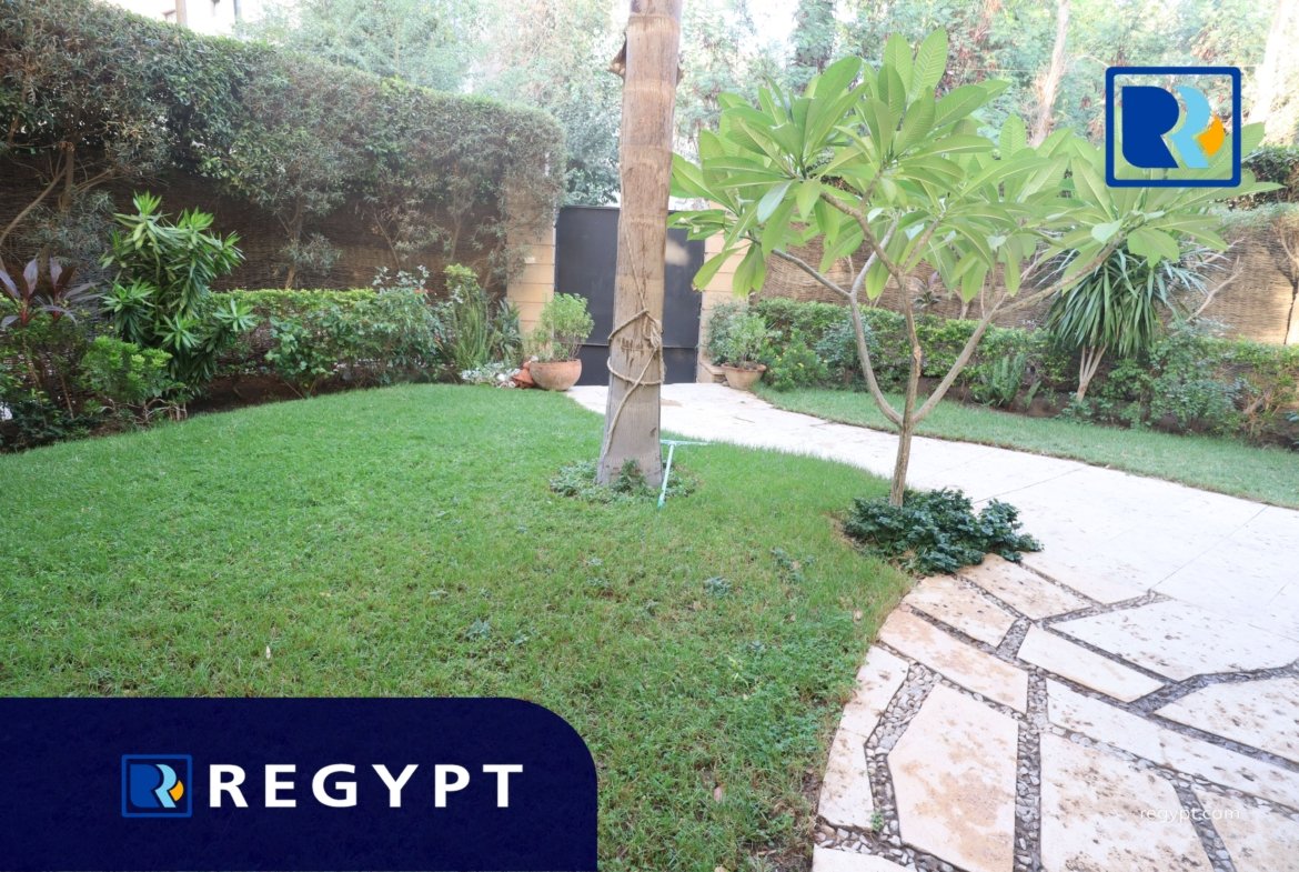 Big Garden in a Ground Floor With Pool for rent in maadi