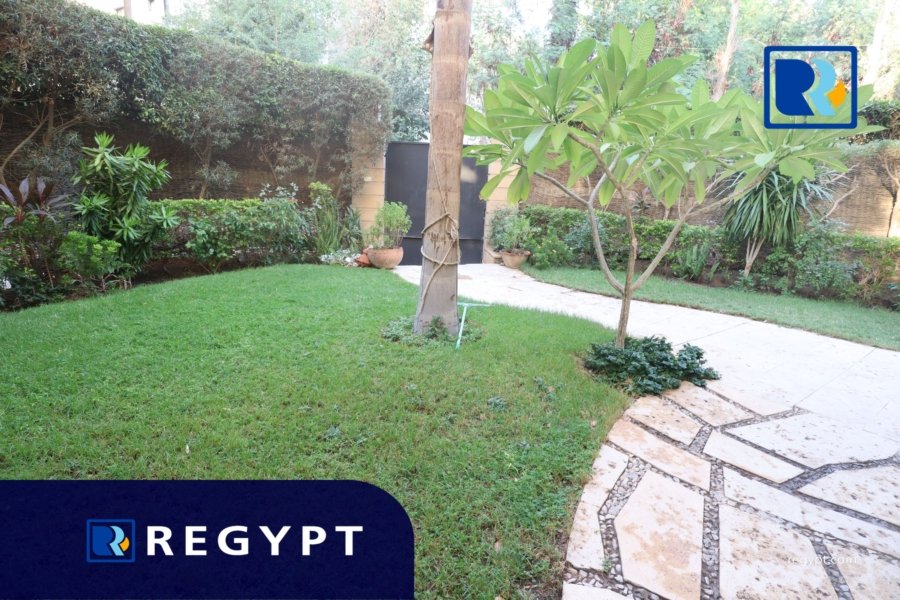 Big Garden in a Ground Floor With Pool for rent in maadi