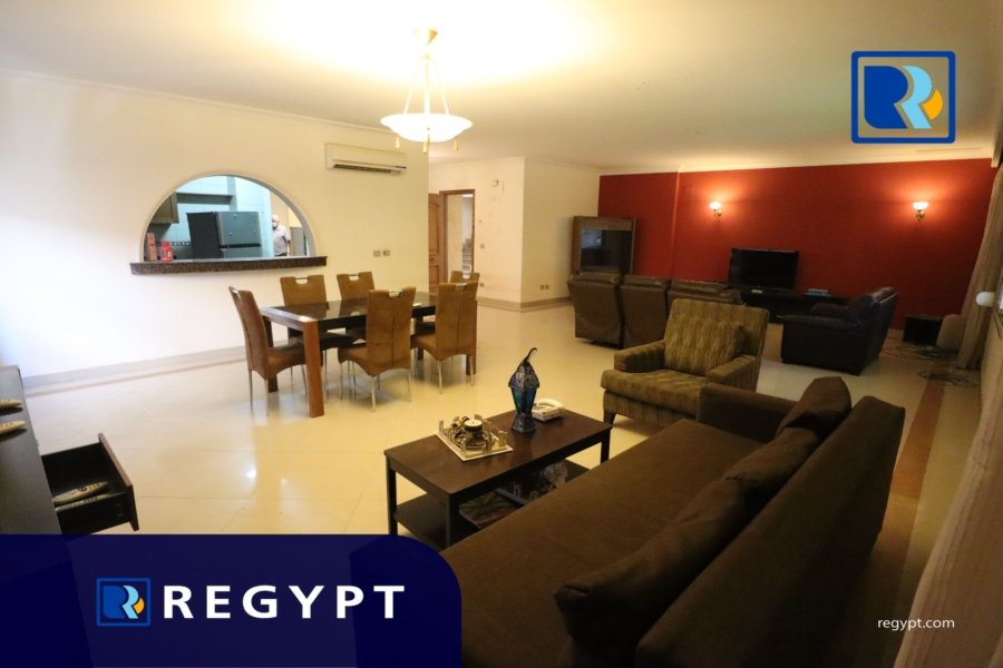 Wide and comfort reception with simple decoration in a groudn floor for rent in maadi
