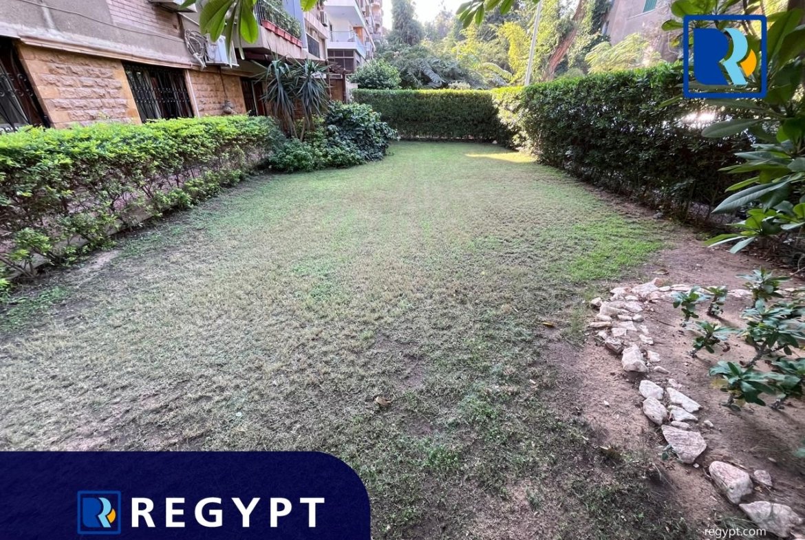 Wide garden in a ground floor For Rent in Maadi