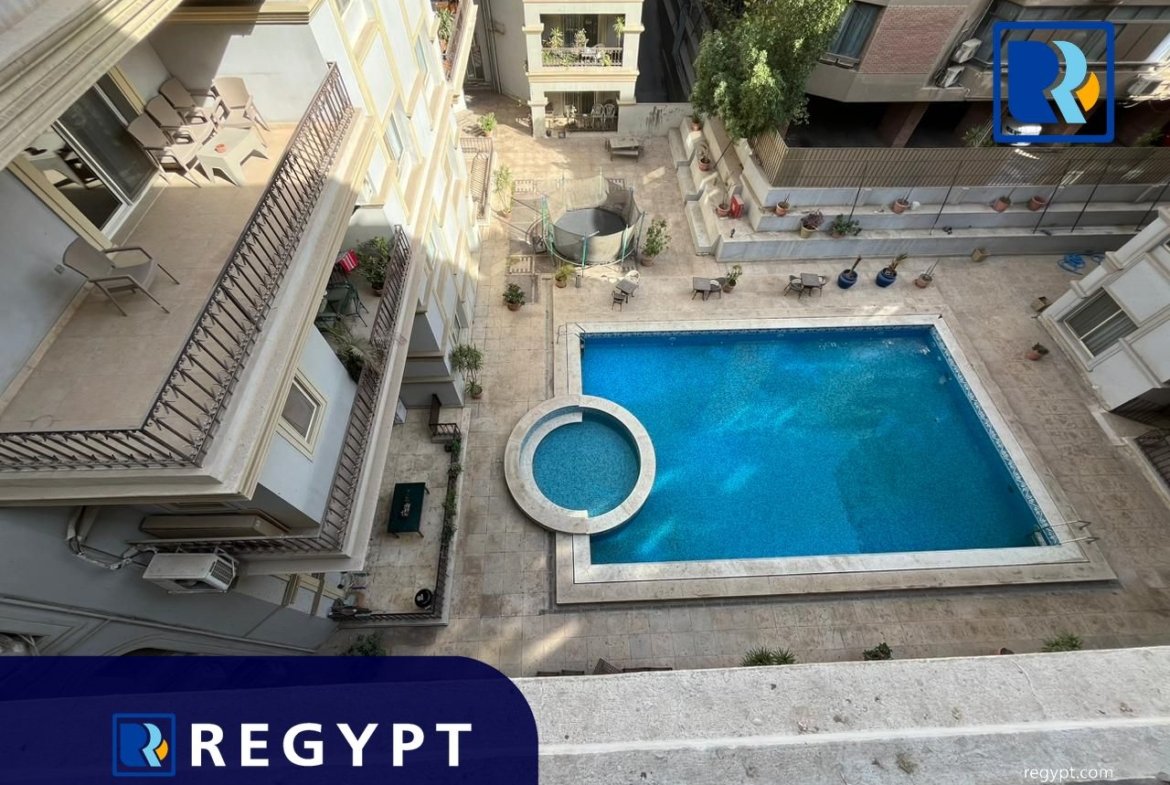 Shared pool in very secure compounds in maadi