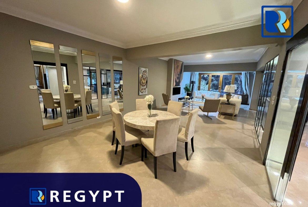 Dining area with amazing decoration