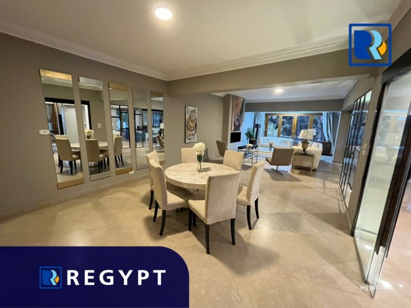 Dining area with amazing decoration