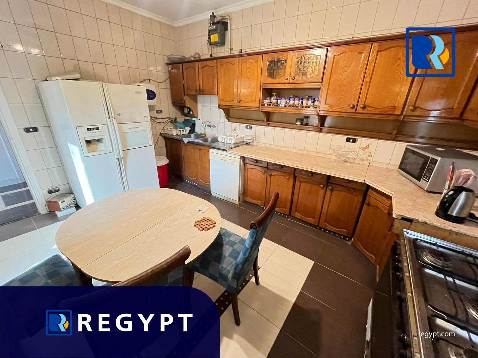 Kitchen full of appliances