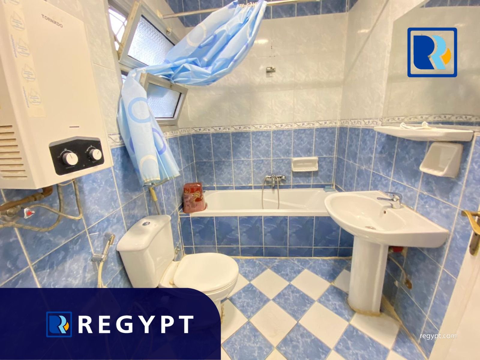 Bathroom with bathtub in a Affordable luxury Apartment