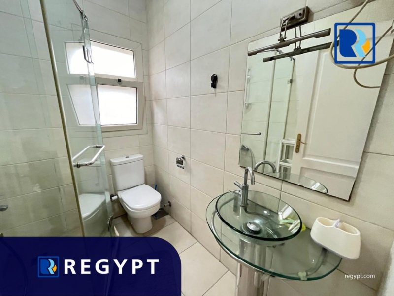 bathroom with shower in a Ground Floor With Private Pool