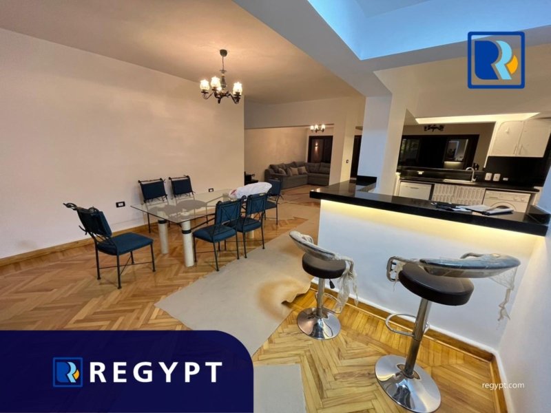 Open kitchen with dining area in a Exclusive Apartment for rent