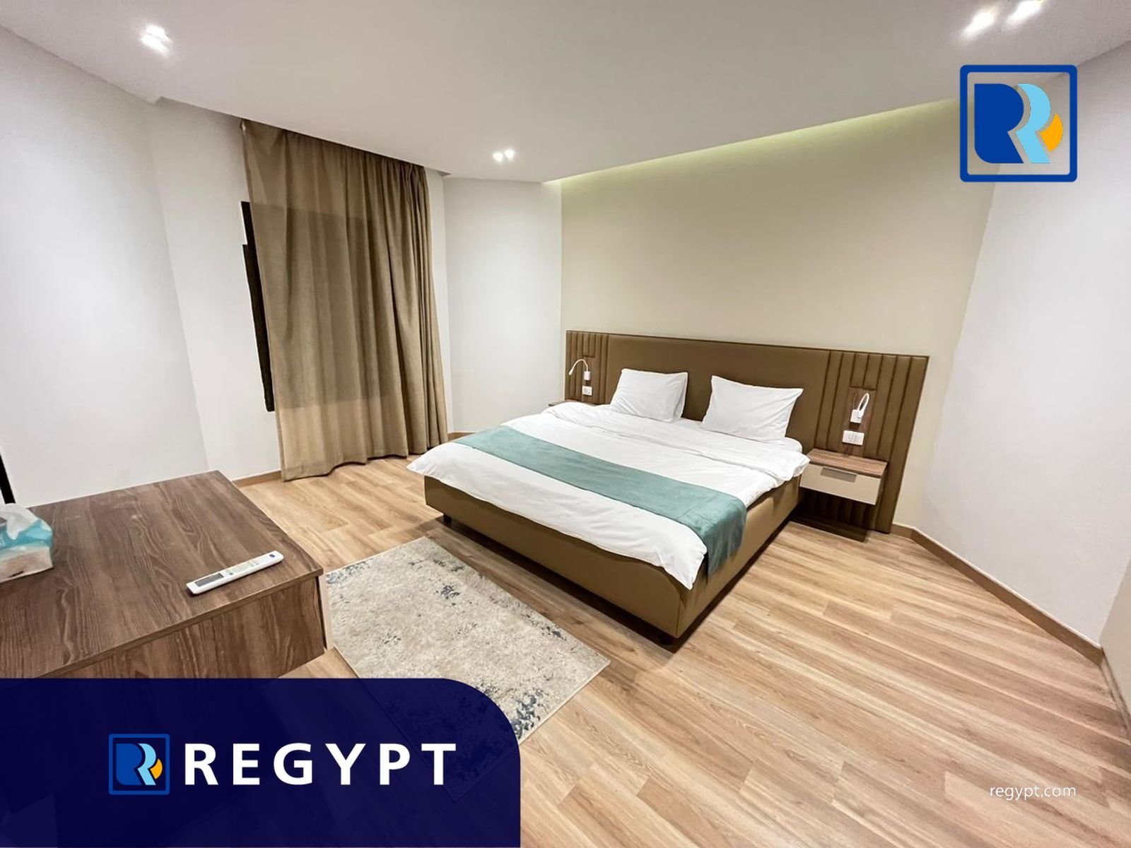 Bedroom with simple decoration