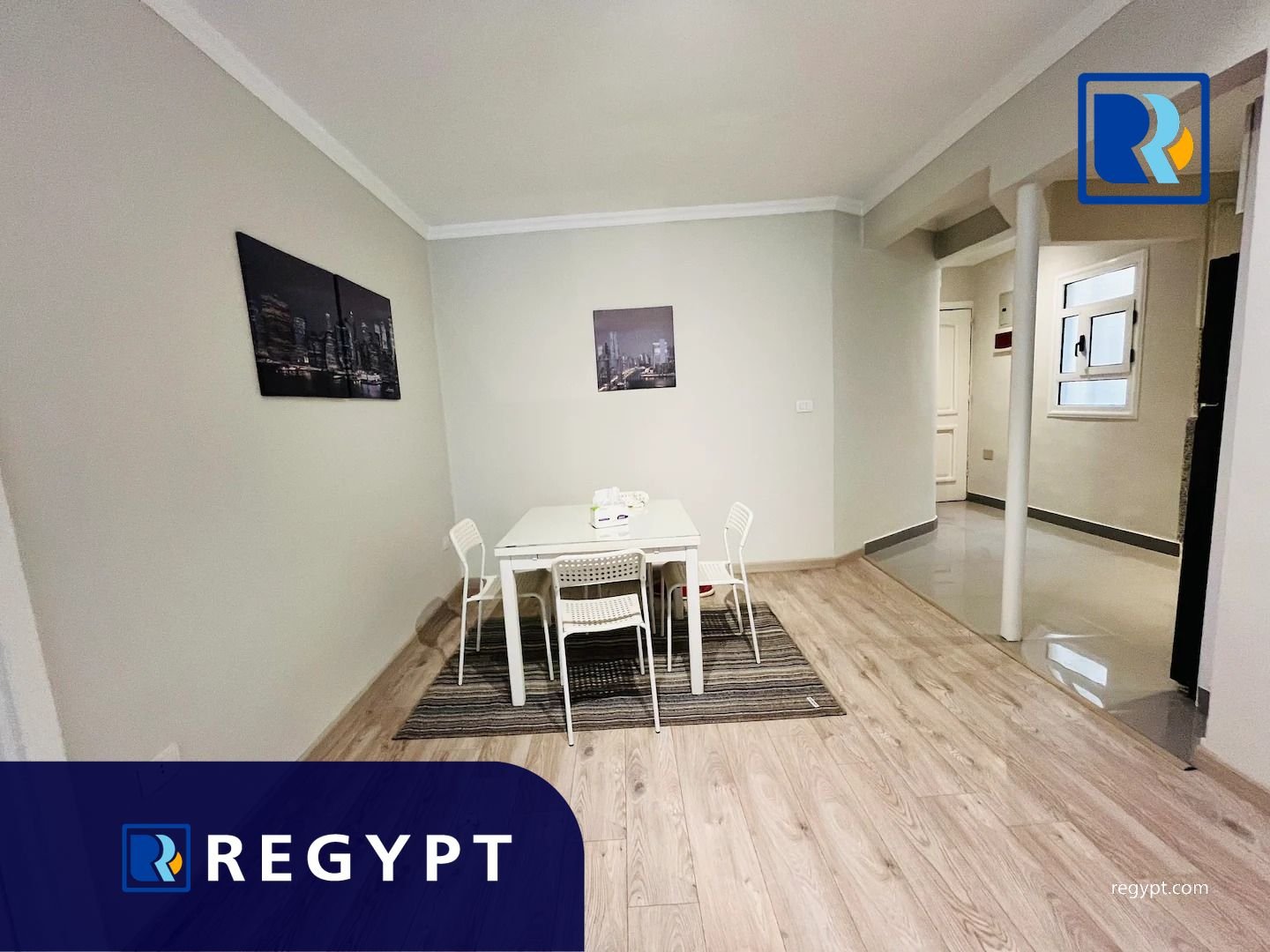 Cozy dining area with modern finishing