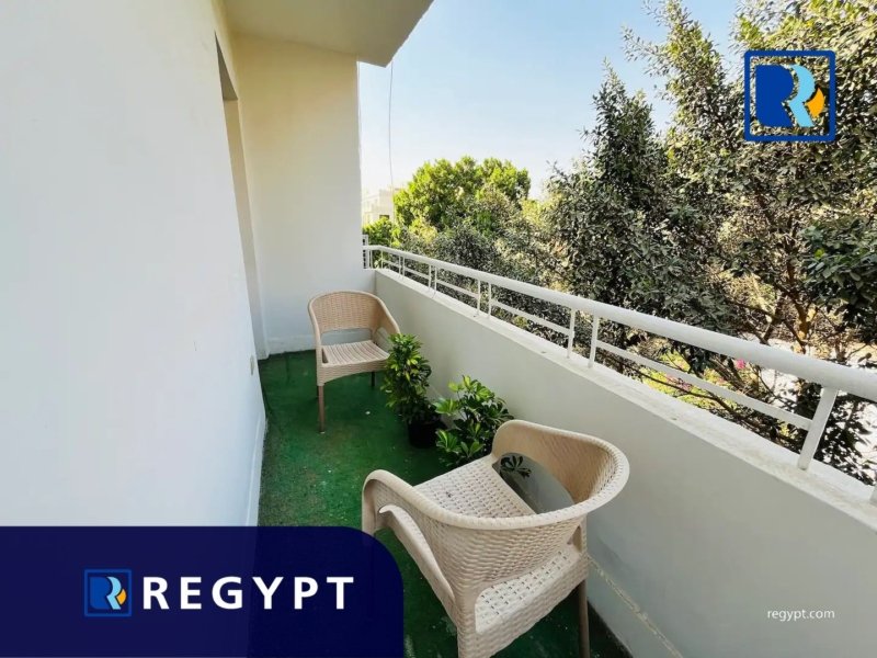 amazing balcony in a New Apartment For Rent In Sarayat el Maadi