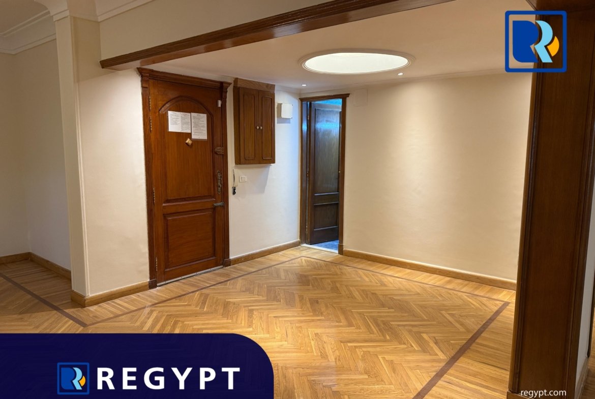 Entrance in this Nice Finishing Apartment In Maadi