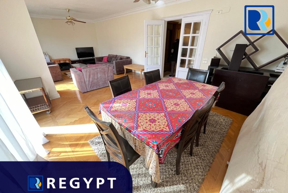 Dining area in a New Furnished Apartment For Rent