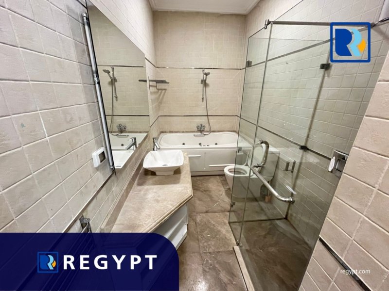 Bathroom with bathtub in a luxury Ground Floor For Rent ,