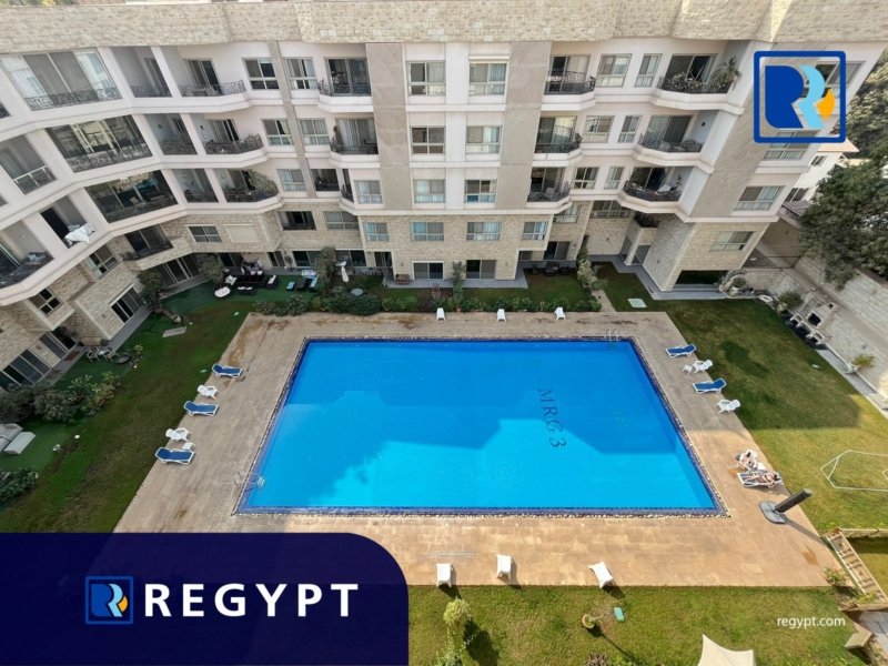 shared pool in the compound in a luxury Ground Floor For Rent