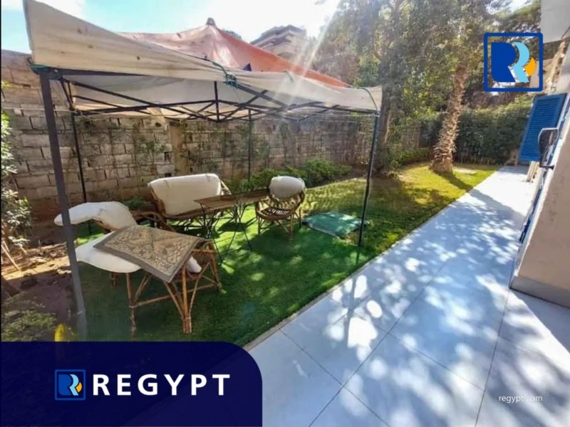 Lovely Garden in a Modern Furnished Ground Floor in sarayat el maadi