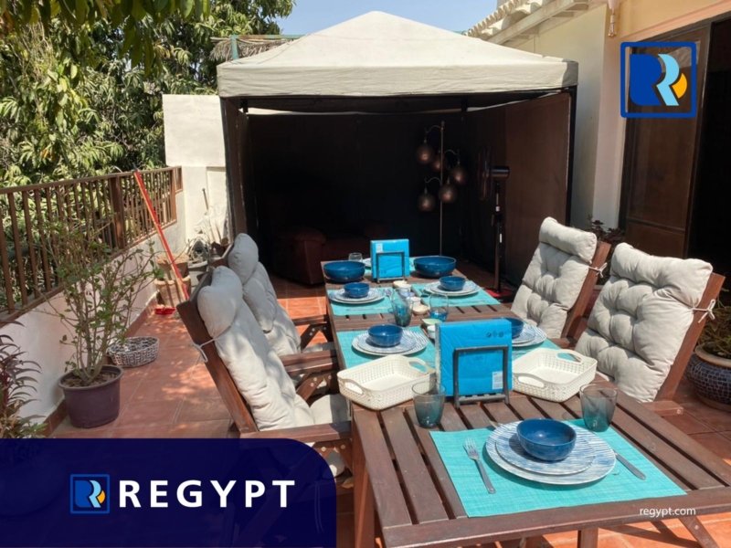 Stunning terrace in Penthouse For Rent in maadi cairo