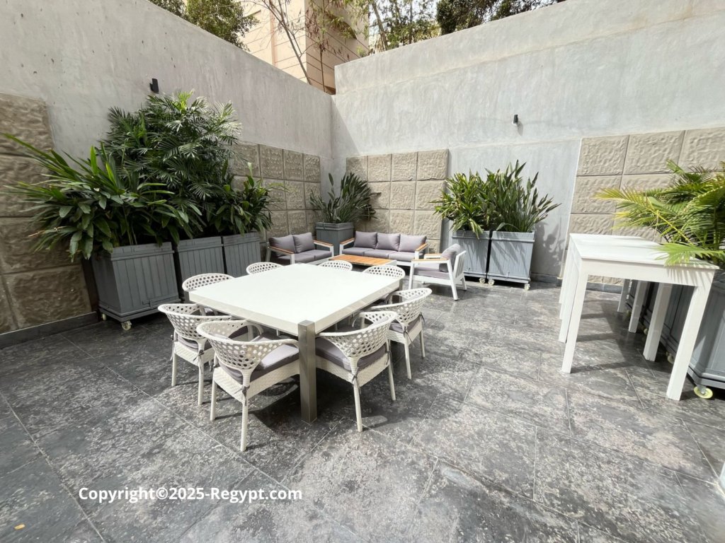 Common area of Royal garden4 , in maadi sarayat , apartment for rent in maadi-popular Residential Compounds In Maadi