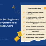 Tips for Settling Into a New-Apartment in Maadi, Cairo