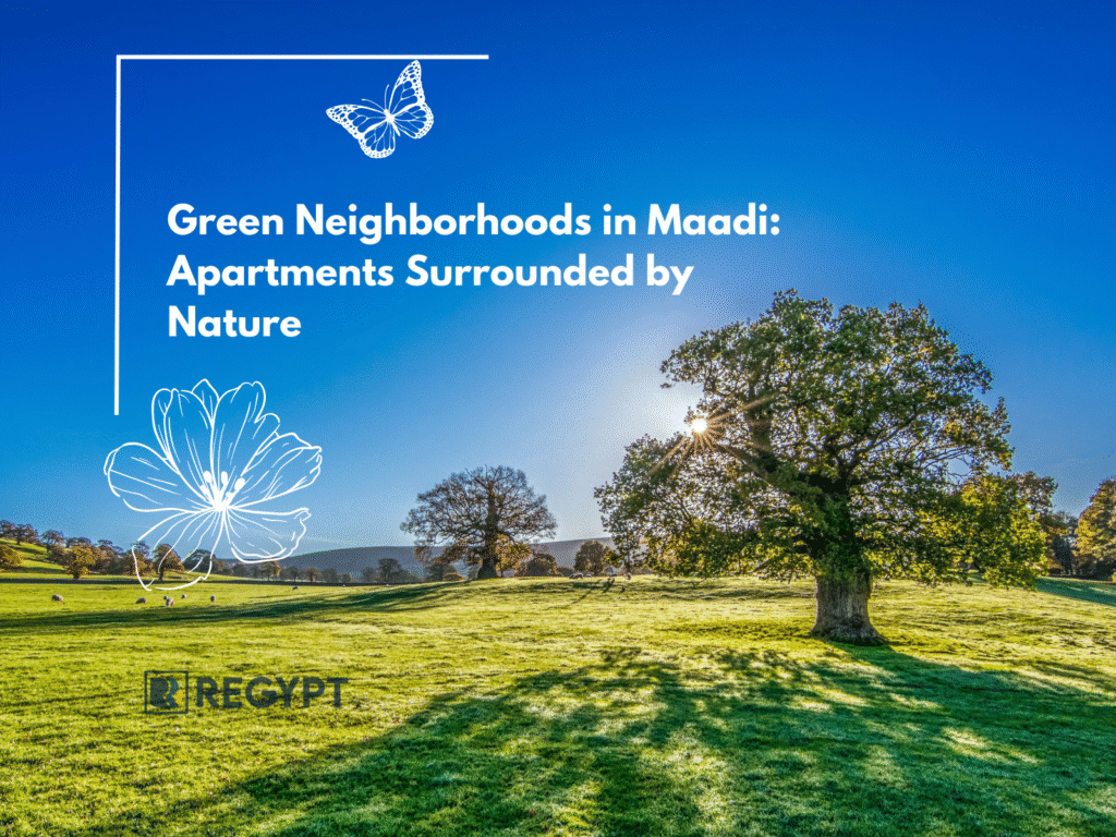 Green Neighborhoods in Maadi Apartments Surrounded by Nature